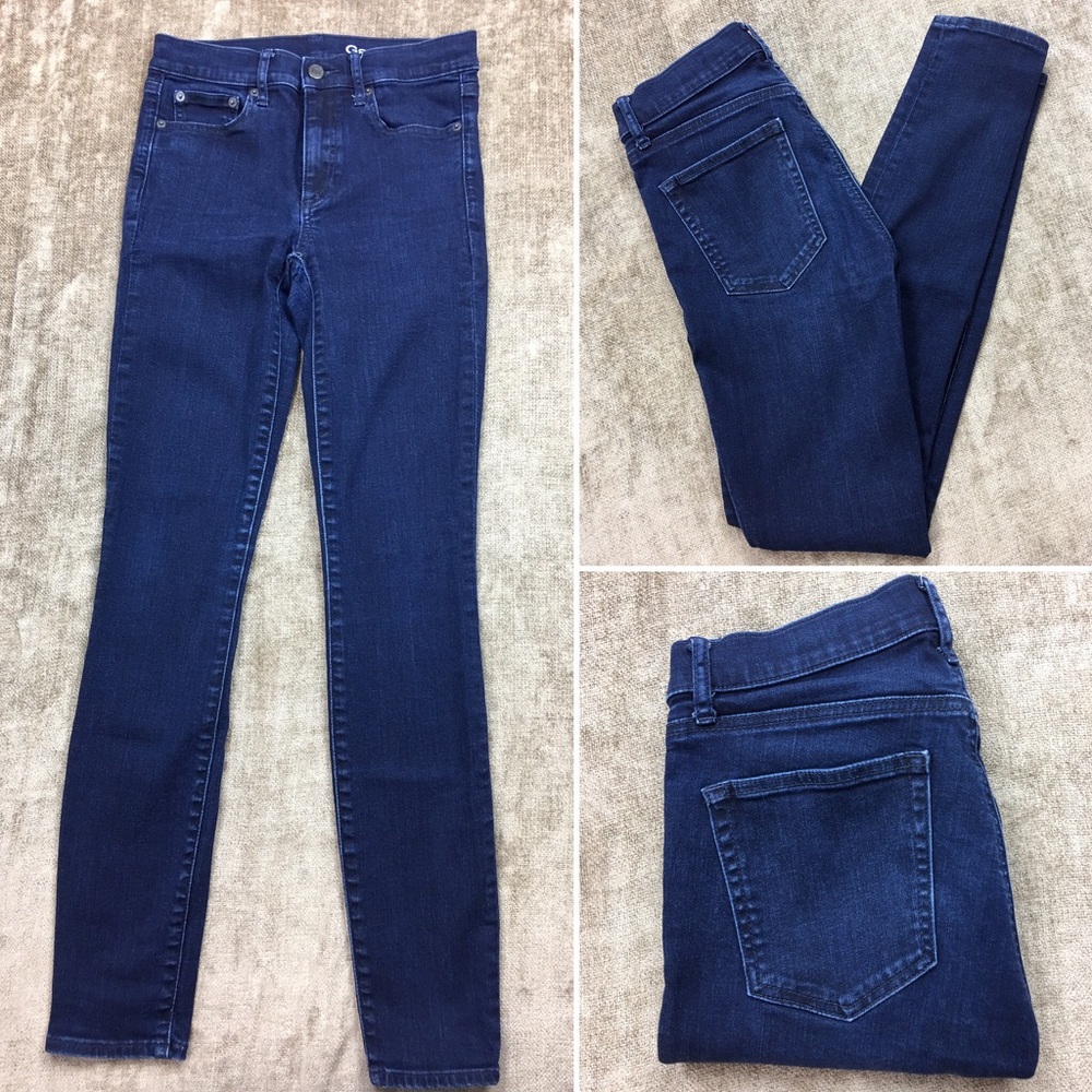 Women’s Dark Blue Stretch Skinny Jeans
